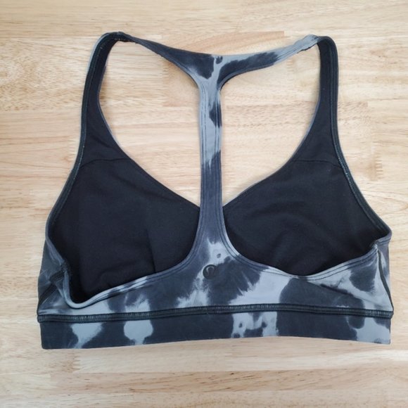 (sold) Lululemon Arise Bra Lululemon Lab, Black Gray - Picture 5 of 6